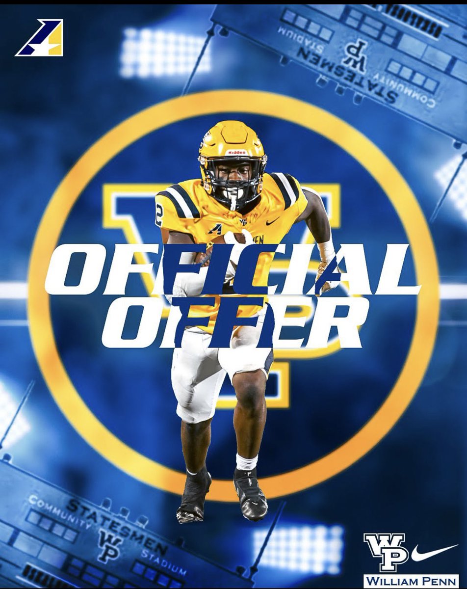 lookout4bj's tweet photo. #AGTG blessed to receive an offer from @CoachGrantG to William penn university #WAWG @CoachShavers @CoachHitchens @KoachMak @ckylesanders59 @Ajoness75 https://t.co/egha2VaUyg