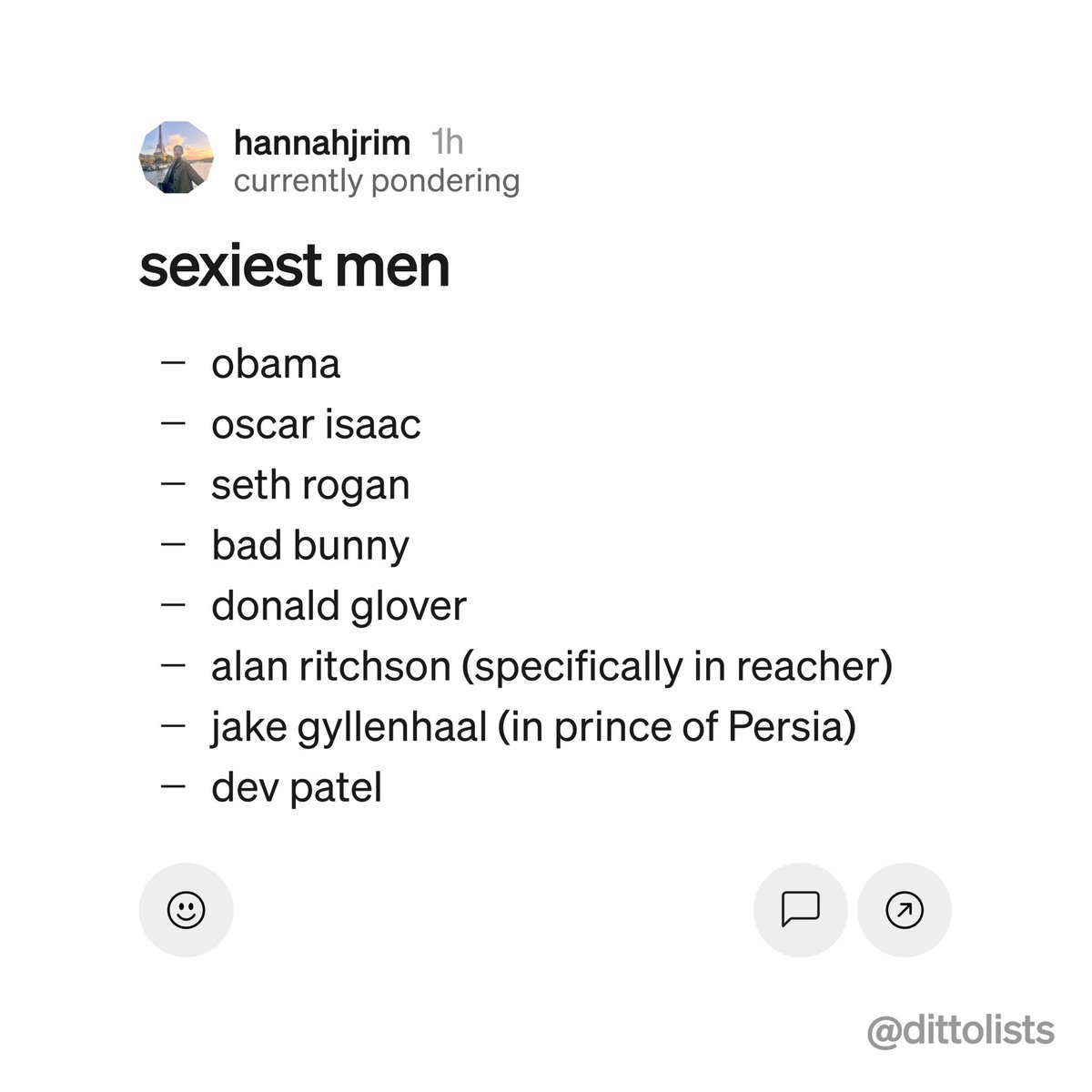 Lillie__Sun's tweet photo. what happens when you search up ‘men’ on @dittolists https://t.co/2PB5pMGCq6