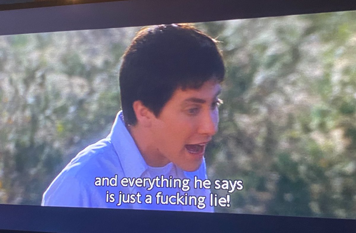 LumpyTheCook's tweet photo. Watched Donnie Darko for the first time in about 15 years and did a double take at the part where he calls Patrick Swayze’s character a fucking chud https://t.co/ZPglHmuSFL