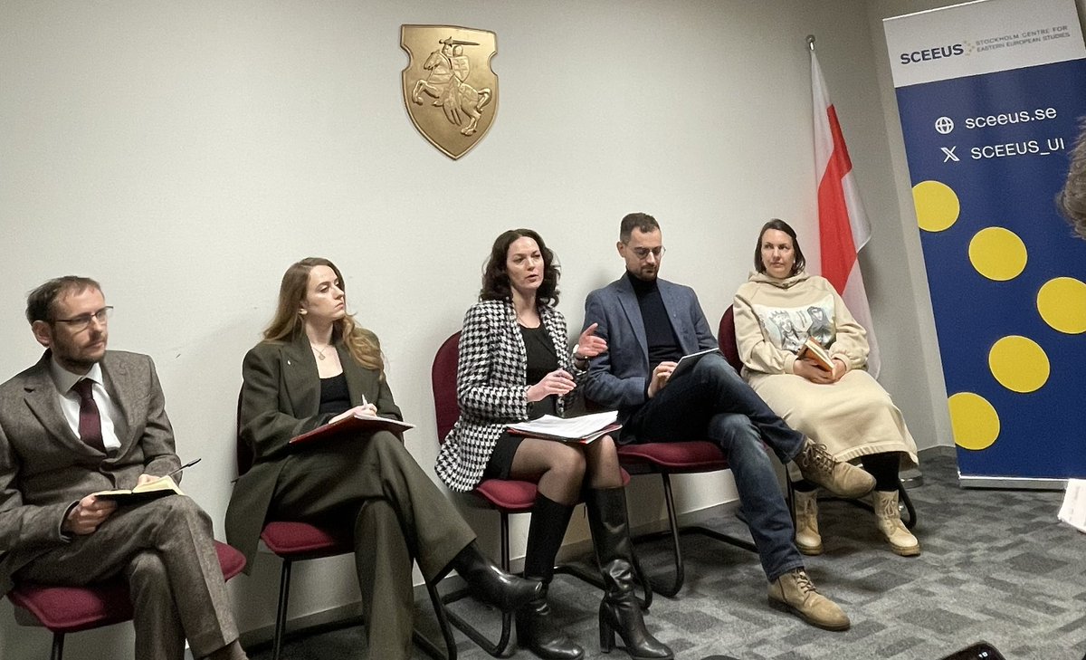 Charlotta Rodhe (@chrodhe) on Twitter photo My colleague <a href="/leukavets/">Dr. Victoria Leukavets</a> in the excellent discussions at our joint #Belarusdays event this morning. Warm thanks to <a href="/_Beaty_/">Beata Patasova</a> of NATO, <a href="/paulhansbury1/">Paul Hansbury</a> and Elena of Warwick Uni, our hosts #DemocraticBelarusinBxl and everyone who came! My colleague <a href="/leukavets/">Dr. Victoria Leukavets</a> in the excellent discussions at our joint #Belarusdays event this morning. Warm thanks to <a href="/_Beaty_/">Beata Patasova</a> of NATO, <a href="/paulhansbury1/">Paul Hansbury</a> and Elena of Warwick Uni, our hosts #DemocraticBelarusinBxl and everyone who came!