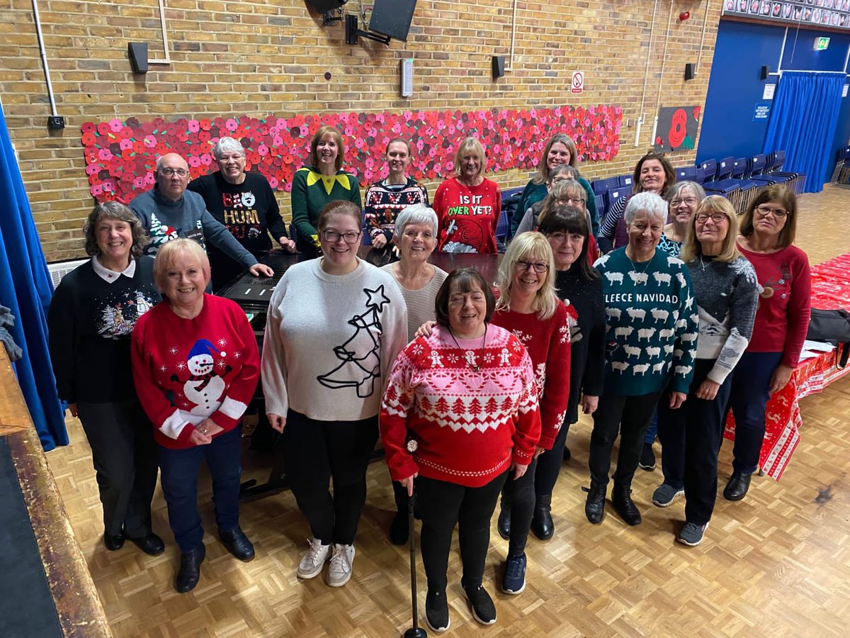 As we all know, it was National Christmas Jumper day. ′Thursday 12th December′ in honour of this, our choir donned our Christmas jumpers and wore them with pride ☺️