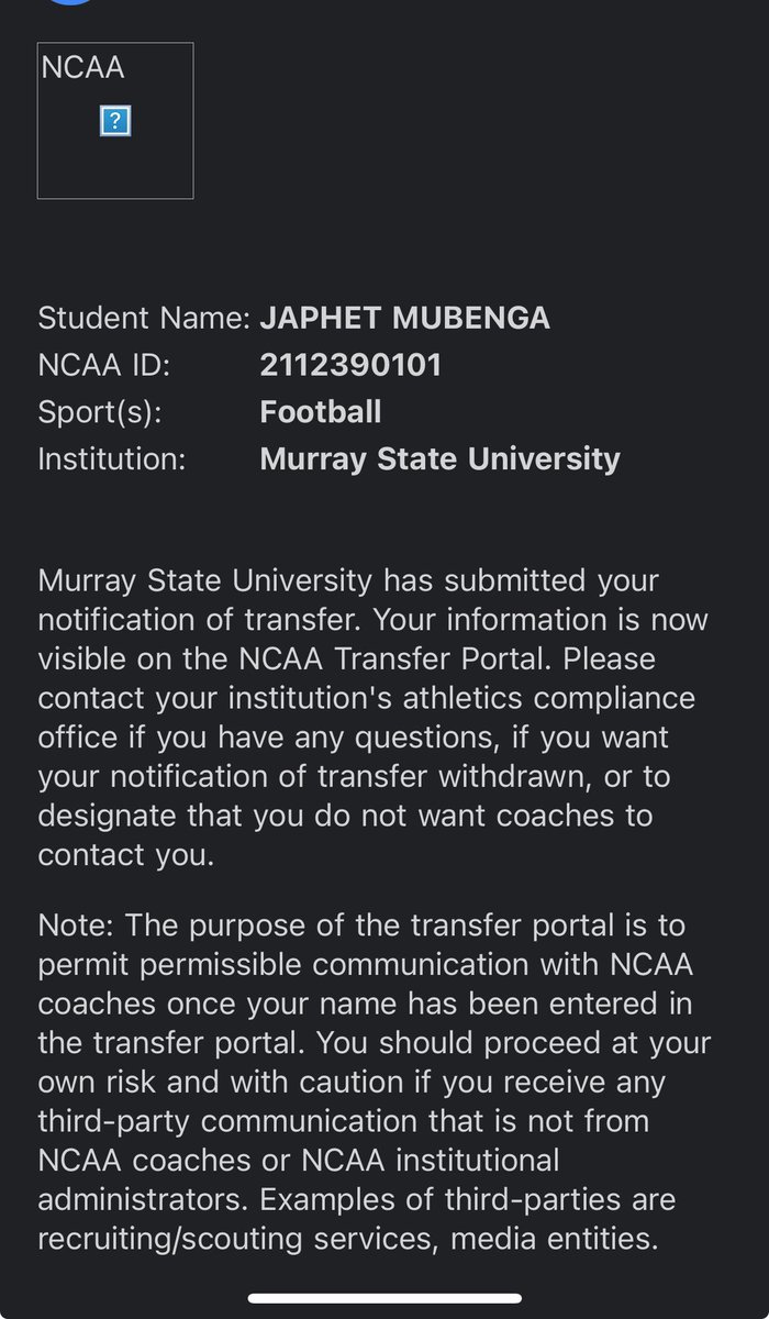 Japhet Mubenga tweet media