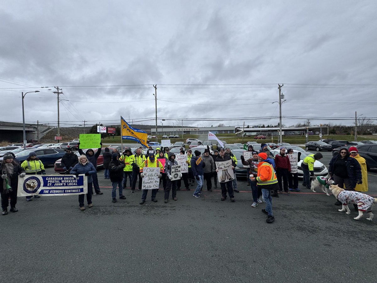 MUNFaculty's tweet photo. At the rally at @SeamusORegan office in support of @cupw https://t.co/WoNcc2fkGG