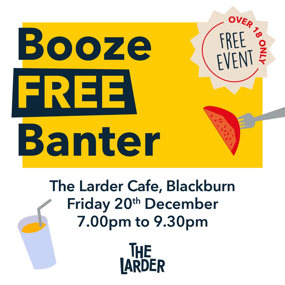 The Larder (@lardertraining) on Twitter photo The last of our Booze Free Banter nights of 2024 is going to be a Christmas extravaganza 🎄 
We’ve partnered with NHS Lothian to deliver these evenings in our Blackburn cafe and they’ve been a sell out each time! 
Find out more ➡️ eventbrite.co.uk/e/booze-free-b… The last of our Booze Free Banter nights of 2024 is going to be a Christmas extravaganza 🎄 
We’ve partnered with NHS Lothian to deliver these evenings in our Blackburn cafe and they’ve been a sell out each time! 
Find out more ➡️ eventbrite.co.uk/e/booze-free-b…