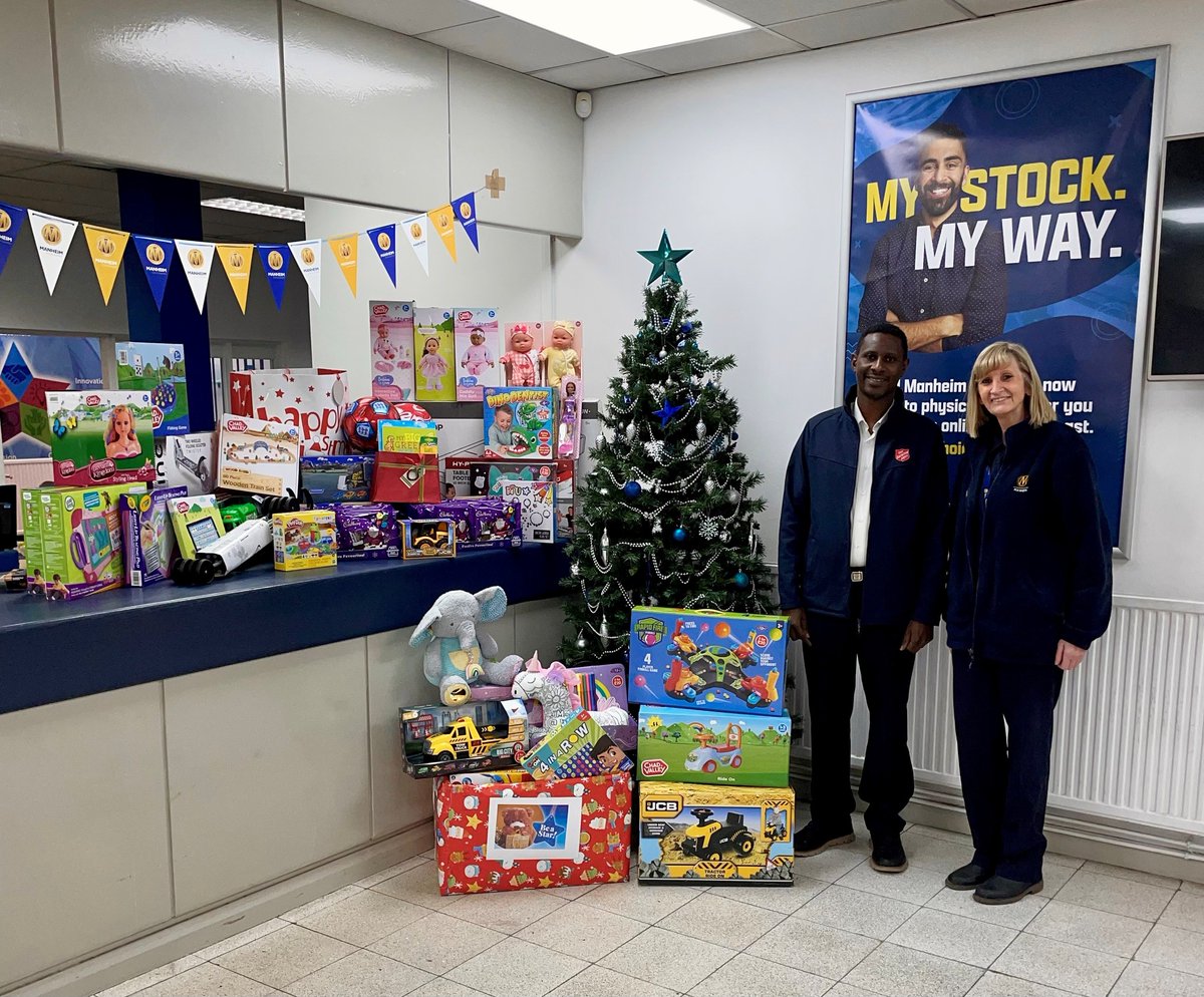 Manheim UK (@manheimuk) on Twitter photo Great to see our colleagues getting into the festive spirit!
The team at Colchester and Northampton looked cosy in their jumpers as they celebrated <a href="/savechildrenuk/">Save the Children UK</a>'s Christmas Jumper Day. π
Well done to the team at Washington for donating toys to the <a href="/salvationarmyuk/">The Salvation Army</a>. π Great to see our colleagues getting into the festive spirit!
The team at Colchester and Northampton looked cosy in their jumpers as they celebrated <a href="/savechildrenuk/">Save the Children UK</a>'s Christmas Jumper Day. π
Well done to the team at Washington for donating toys to the <a href="/salvationarmyuk/">The Salvation Army</a>. π