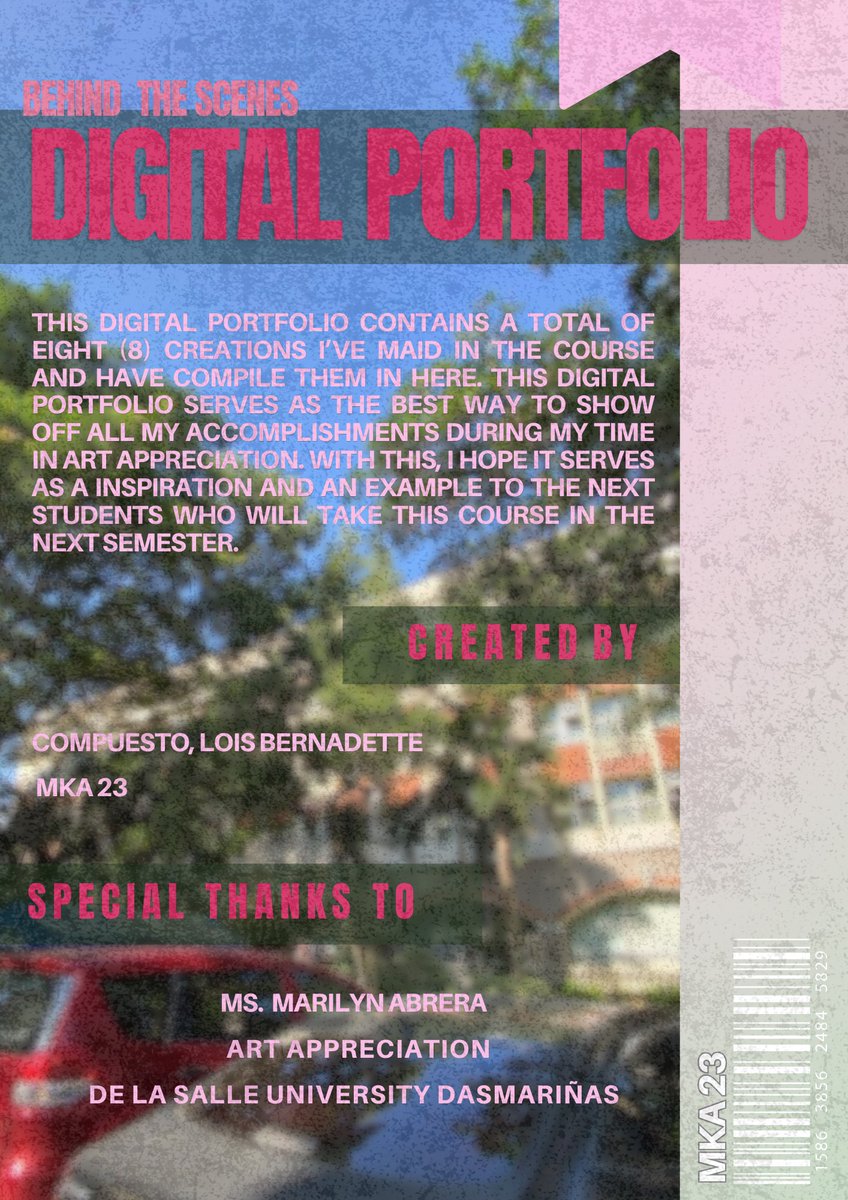 cgb_lois's tweet photo. This digital portfolio serves as the best way to show off all my accomplishments during my time in the course art appreciation with a total of 8 art creations. 🎨🖌️

Link Here: https://t.co/vIEw7AumXo

#Art4Change #Covid19 #Wereallinthistogether #Learntogether #MKA23 #ArtApp https://t.co/xrwTIQwBjh