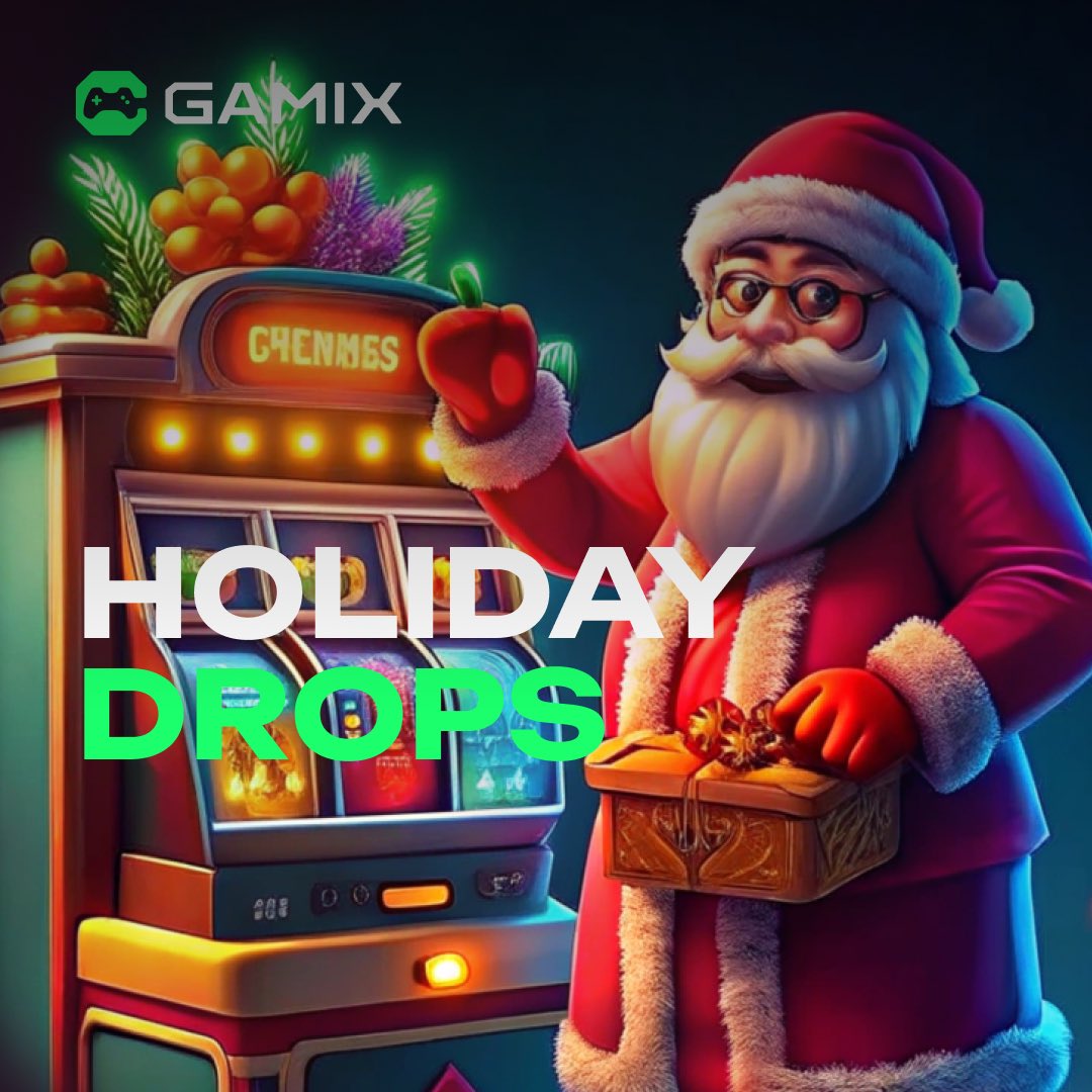 gamixvip's tweet photo. Holiday Drops at Gamix! 🎄 
From Dec 5, 2024 - Jan 13, 2025, enjoy surprise cash rewards as you spin your favorite games, powered by Spinomenal!

✨ Instant prizes. No waiting. Just holiday magic!
🎅 Log in, spin, and win today!

https://t.co/UlJKrPaGNX https://t.co/kkDRggAW03