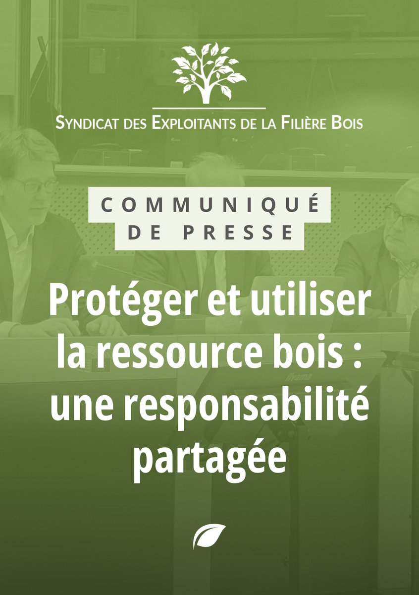 SEFBois's tweet photo. 🌳 Le #SEFB au cœur du débat sur la #FilièreBois au Parlement européen !
Lors du colloque organisé par ETIC avec @pcanfin , nous avons défendu :
✅ L’équilibre entre production, puits de carbone & biodiversité.
✅ Le rôle des exploitants comme protecteurs de la nature. https://t.co/3mMIvdjYJf