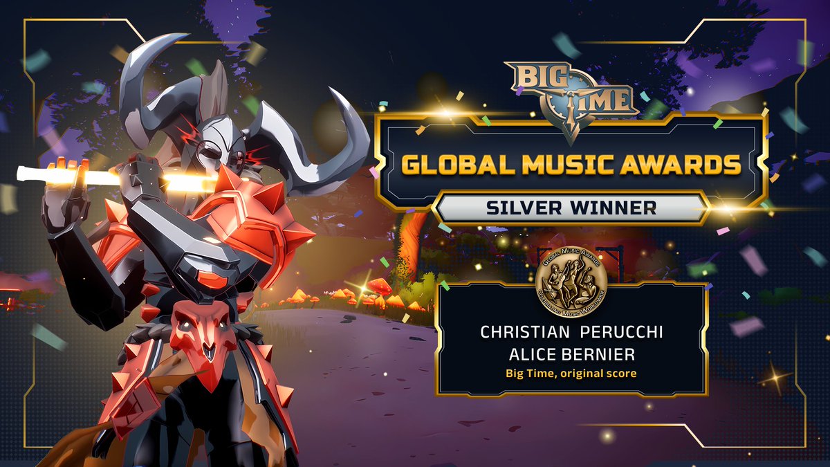 playbigtime's tweet image. 🎵 Big Time has won Silver For best original score at the Global Music Awards! 🎼