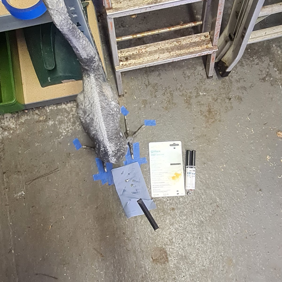 This garden ornament was brought back to life with a little help from our G/flex® 655-1 Toughened Epoxy. 💪

#westsystemepoxy #gardenrepair #gflexepoxy