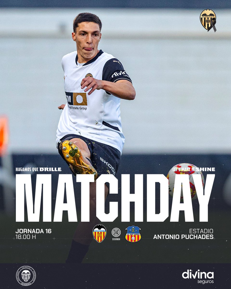 Academia_VCF's tweet photo. ⚽️ DÍA DE PARTIDO #VCFMestalla 

🆚 @uesantandreu 

🕕18:00 h
🏟Antonio Puchades
🦇Socio VCF y Abonado: GRATIS
🎟Entradas: 10 euros
📻VCF MEDIA Radio https://t.co/LxcRraV9IN 
📝 J 16 | Grupo III #SegundaFederacion

💻 Previa: https://t.co/uLPl4hswfT 

#VCFMestallaSantAndreu🦇🟡🔴 https://t.co/ojCL07f8dh
