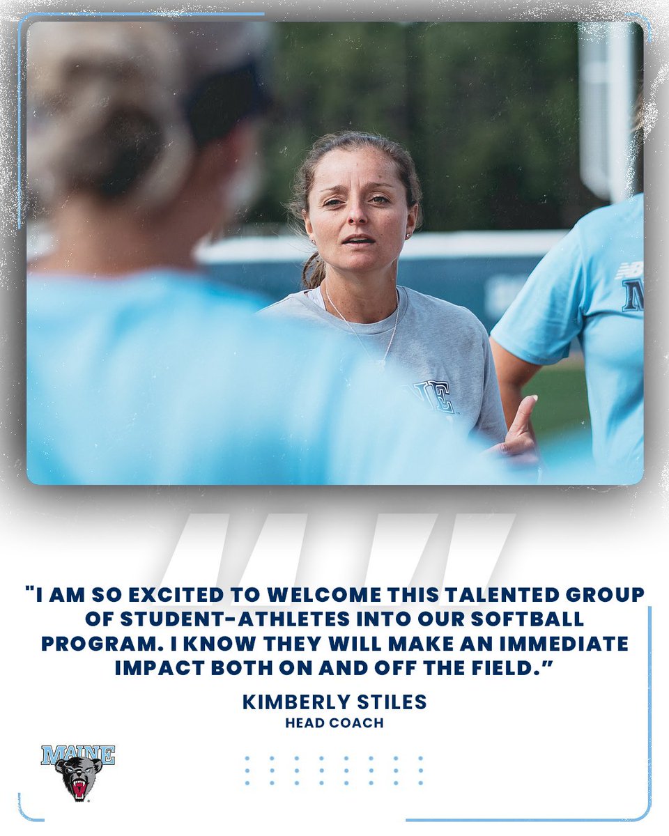 Maine_Softball's tweet photo. Excited to welcome in 6️⃣ Black Bears next fall!

📝: https://t.co/fnUlXTfRxY

#BlackBearNation https://t.co/f1NjaqkR6f