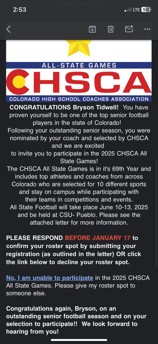 Bryson Tidwell (@bryson_tidwell) on Twitter photo Beyond grateful to have been selected as a top football player in the state of Colorado!! I couldn’t have made it here without my teammates and my coach’s! It’s an honor to play one more game as a mustang!! 🐴 <a href="/JaronCohen1/">Jaron Cohen</a> <a href="/_pondofootball/">Ponderosa Football 🐴</a> Beyond grateful to have been selected as a top football player in the state of Colorado!! I couldn’t have made it here without my teammates and my coach’s! It’s an honor to play one more game as a mustang!! 🐴 <a href="/JaronCohen1/">Jaron Cohen</a> <a href="/_pondofootball/">Ponderosa Football 🐴</a>