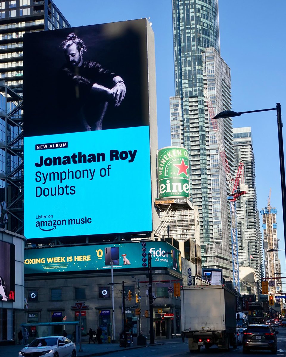 Jonathan Roy (@jonroyofficial) on Twitter photo Thank you <a href="/amazonmusic/">Amazon Music</a> Canada for the 𝗦𝘆𝗺𝗽𝗵𝗼𝗻𝘆 𝗢𝗳 𝗗𝗼𝘂𝗯𝘁𝘀 billboard today in Toronto🇨🇦🙏
Listen here on Amazon Music: music.amazon.com/albums/B0DMWGC… Thank you <a href="/amazonmusic/">Amazon Music</a> Canada for the 𝗦𝘆𝗺𝗽𝗵𝗼𝗻𝘆 𝗢𝗳 𝗗𝗼𝘂𝗯𝘁𝘀 billboard today in Toronto🇨🇦🙏
Listen here on Amazon Music: music.amazon.com/albums/B0DMWGC…