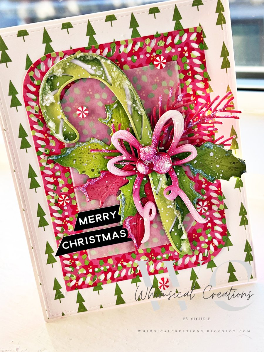 whimsycreation's tweet photo. Holiday card making for days! LOVE this die cut set from @HoneyBeeStamps !
#create #handmadegreetingcard #candycanes #diecuts #holiday #holiday2024 https://t.co/VWloaeVNrP