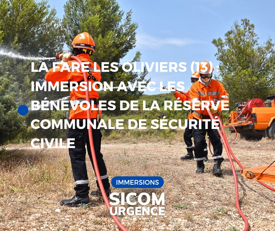 🔁[#𝐑𝐄𝐏𝐋𝐀𝐘] - Le 10 juillet 2022, nous avons suivi les bénévoles de la Réserve Communale de Sécurité Civile de La Fare les Oliviers dans les Bouches du Rhône.

Revoir notre reportage ➡️ sicom-urgence.fr/la-fare-les-ol…
📸| <a href="/Romain_c0ps/">Romain 👮🏻‍♂️⚓️🇫🇷</a>