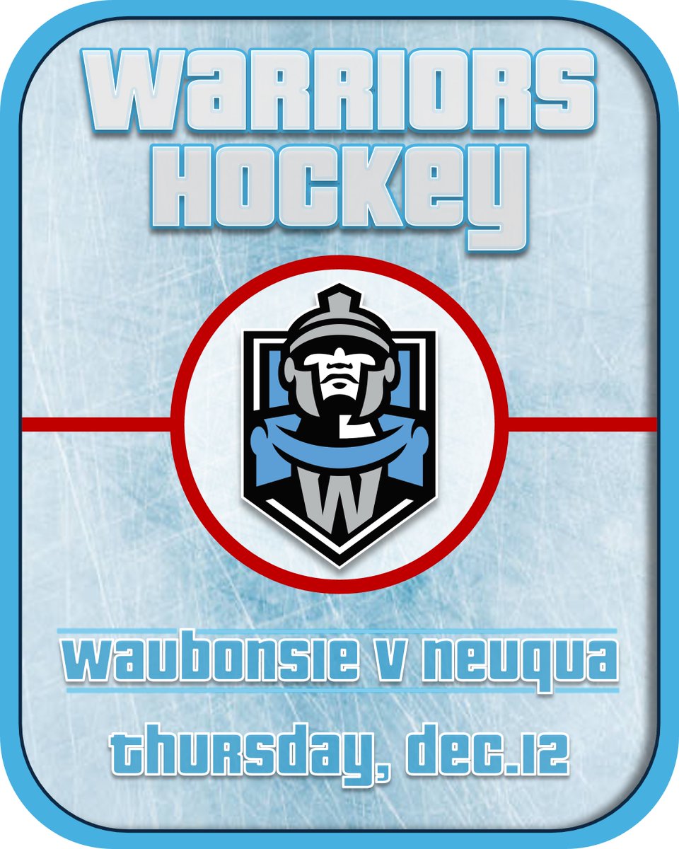 WVHS Booster Club (@wvhs_boosters) on Twitter photo 🏒 Head to The Barn after the basketball game tonight for the Battle of the Valleys! Puck drop at 8:50! 🥅
#PuckYeah #IcingOnTheCake
<a href="/athleticswvhs/">Waubonsie Athletics</a> <a href="/Warriornation1/">Warrior Nation</a> <a href="/WaubonsieValley/">Waubonsie Valley HS</a> <a href="/WVHSStipp/">Principal-Jason Stipp</a> <a href="/WearhouseWvhs/">WVHSWearhouse</a> <a href="/warriorshockey_/">Warriors Hockey Club</a> <a href="/AllSeasonsIce/">All Seasons Ice Rink</a> 🏒 Head to The Barn after the basketball game tonight for the Battle of the Valleys! Puck drop at 8:50! 🥅
#PuckYeah #IcingOnTheCake
<a href="/athleticswvhs/">Waubonsie Athletics</a> <a href="/Warriornation1/">Warrior Nation</a> <a href="/WaubonsieValley/">Waubonsie Valley HS</a> <a href="/WVHSStipp/">Principal-Jason Stipp</a> <a href="/WearhouseWvhs/">WVHSWearhouse</a> <a href="/warriorshockey_/">Warriors Hockey Club</a> <a href="/AllSeasonsIce/">All Seasons Ice Rink</a>