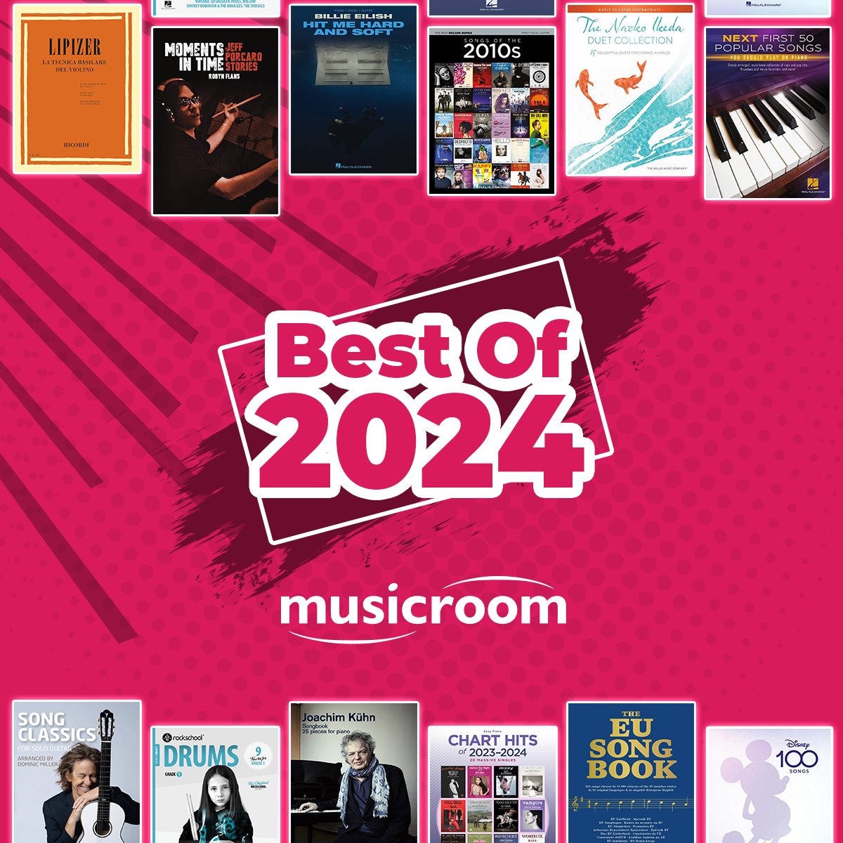 Discover our official ranking of the best sheet music of 2024. Whether you're looking for Pop, Rock or Classical sheet music, or perhaps a musical Method, find the book you need amongst our selection of this year's bestsellers!

Shop now ➡️ musicroom.com/best-of-2024