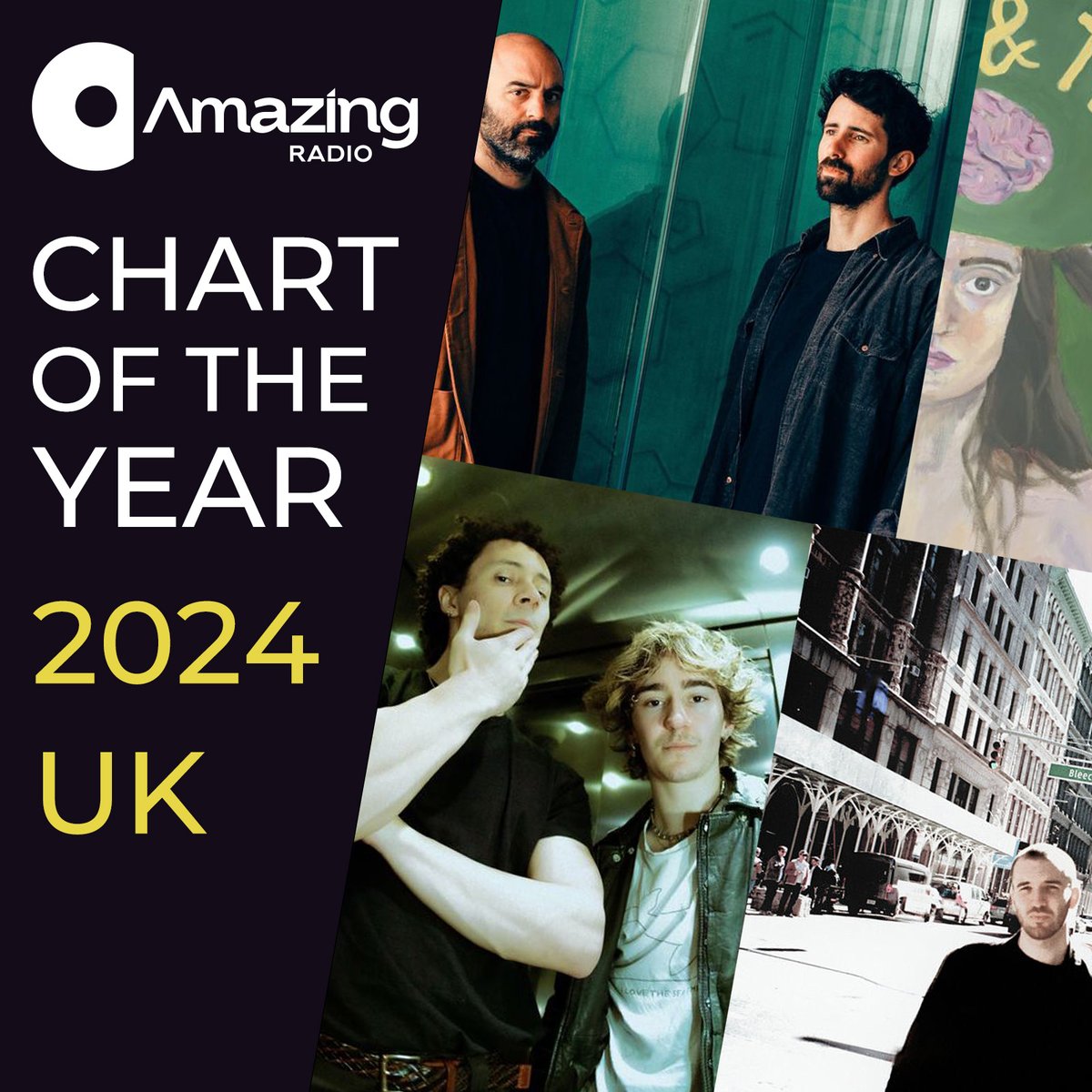 amazingradio's tweet photo. 🎉 Introducing the @amazingradio #ChartOfTheYear 2024! 🎶
We’re counting down the best tracks from 100 to 81.
100 - OCHRE - I'm Not Upset
99 - 6 Foot – Amilli
98 - Make It Bang – FLOHIO
97 - Let's Run Away – SOLAR EYES
96 - Into – GUINEVERE

https://t.co/H5OVuwv6wH https://t.co/tDW6f7UH9c