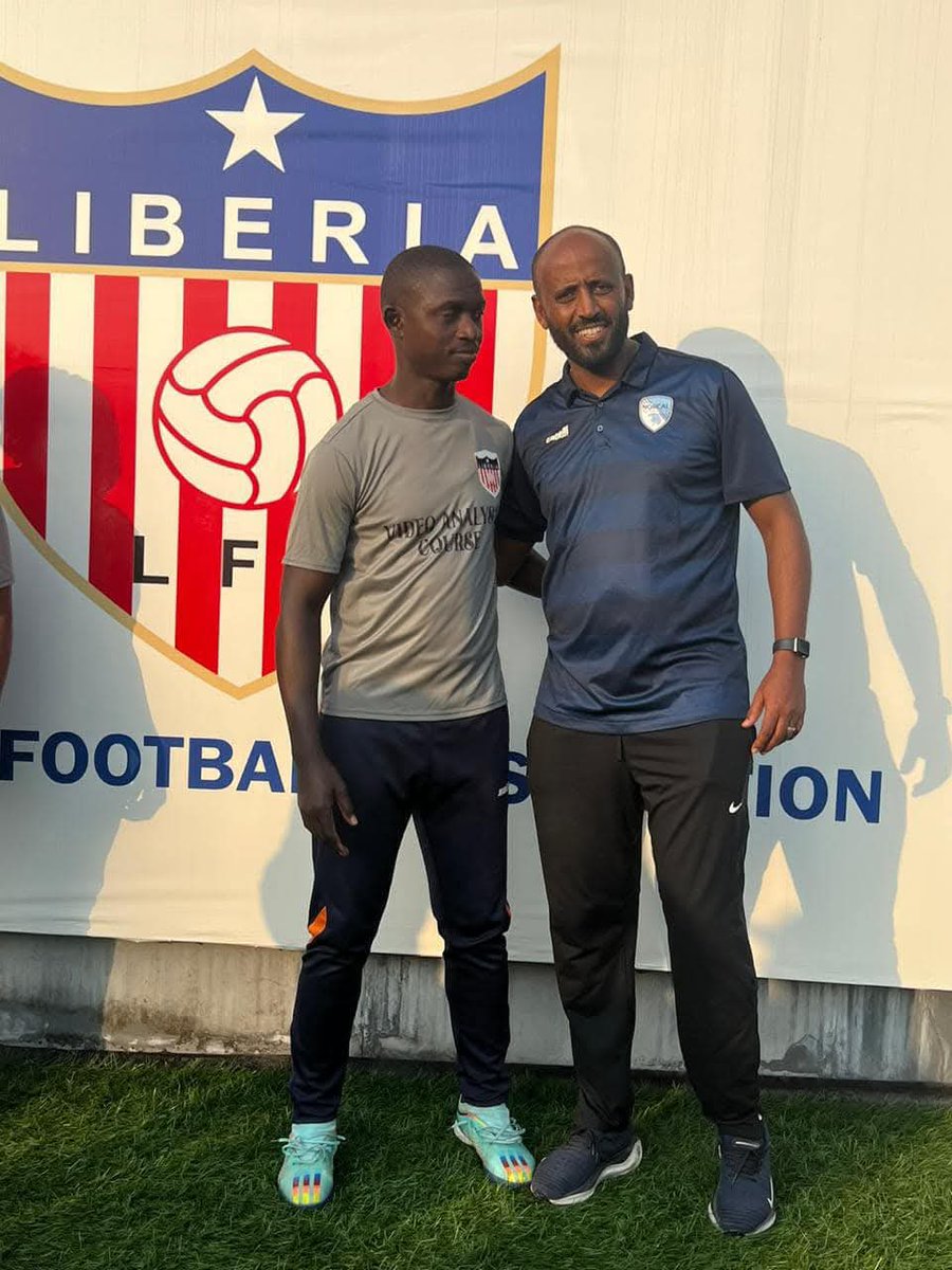 RealDeBanjulFC's tweet photo. HEAD COCAH EBRIMA COMMENCES CAF A LICENSE COURSE IN LIBERIA 

Real de Banjul fully funds CAF A Licence Course for its Head Coach, Ebrima Jatta organized by the Confédération of African Football (CAF) in collaboration with the Liberia Football Association (LFA), in Liberia. 1/3 https://t.co/03yD8Piu6p
