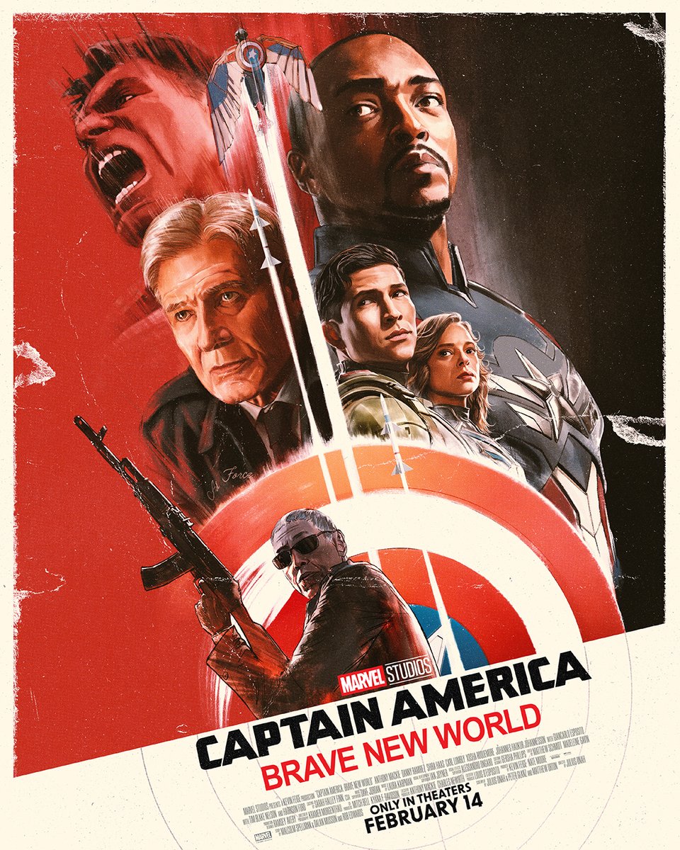 Enter a brave new world.

Marvel Studios’ #CaptainAmericaBraveNewWorld arrives only in theaters February 14.