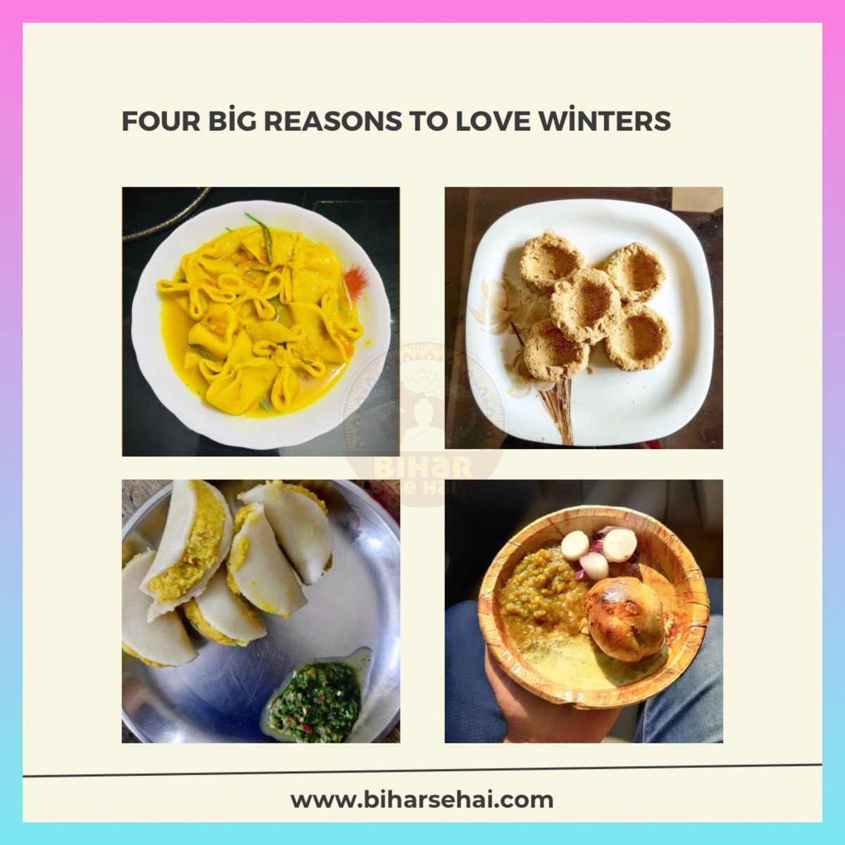 Bihar_se_hai's tweet photo. Which one is your favourite ?
.
.
.
.
.
#bihar #biharsehai #winters #littichhokha #litti #daalpeetha #daalpitha #daalchawal #litti #winters #bihari #biharifood #foodblogger #foodstagram #healthyfood #instafood #foodgasm #foodart #foodprep #foodshare #foodspotting https://t.co/j1GfgrOoUv