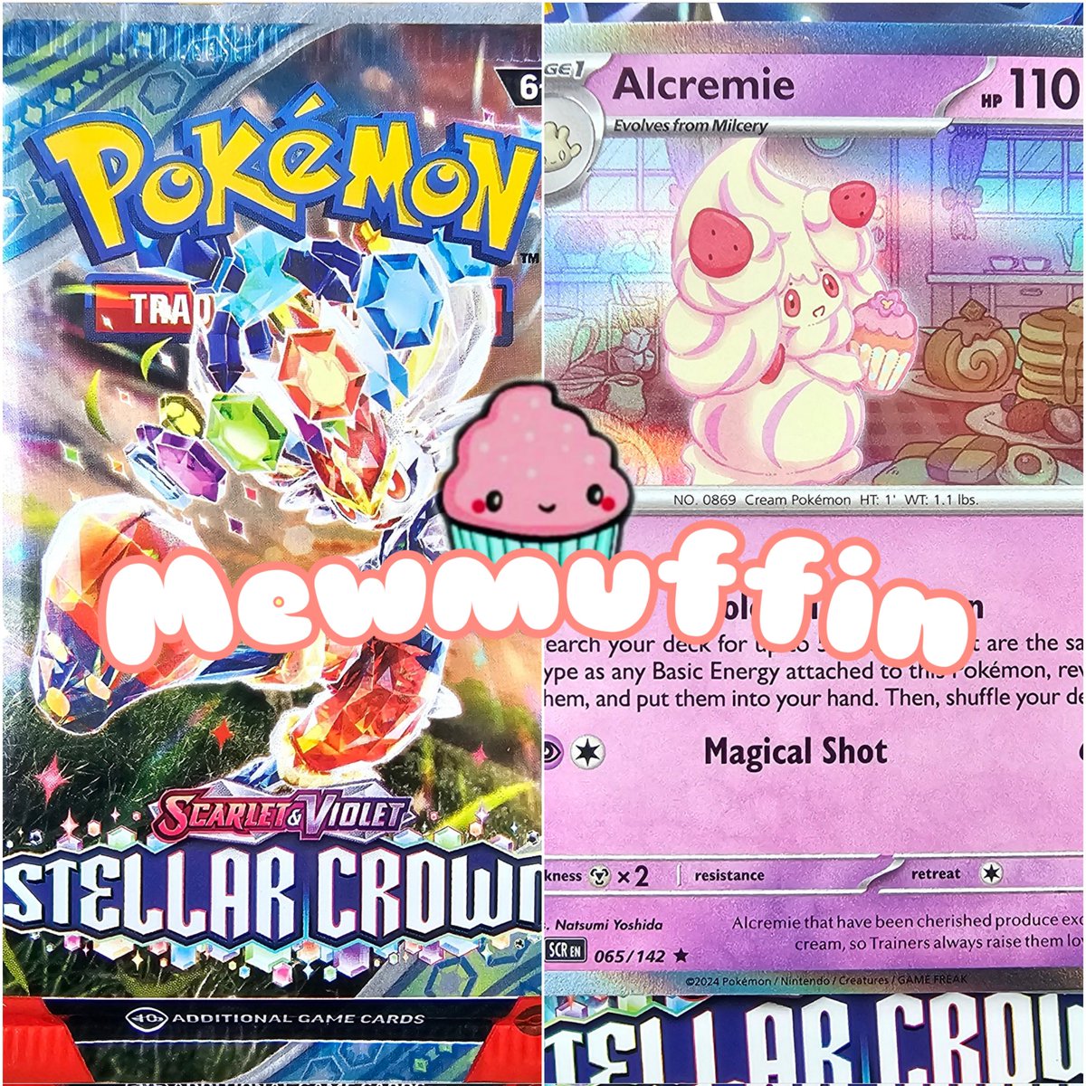 Mewmuffin88's tweet photo. Okay, so I was REALLY hoping for something better, but... no luck this time! 😅 BUT I did pull this super cute Alcremie! 💖 How adorable is she?! I guess it’s a win after all! 😊
#Pokemon #PokemonTCG https://t.co/Q8CUJx8XFt