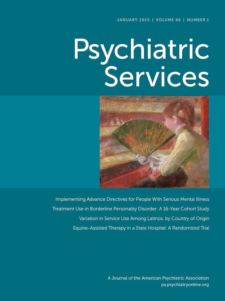 Exciting news~ Sue Ram, OTD,  OTR has published an article in Psychiatric Services!