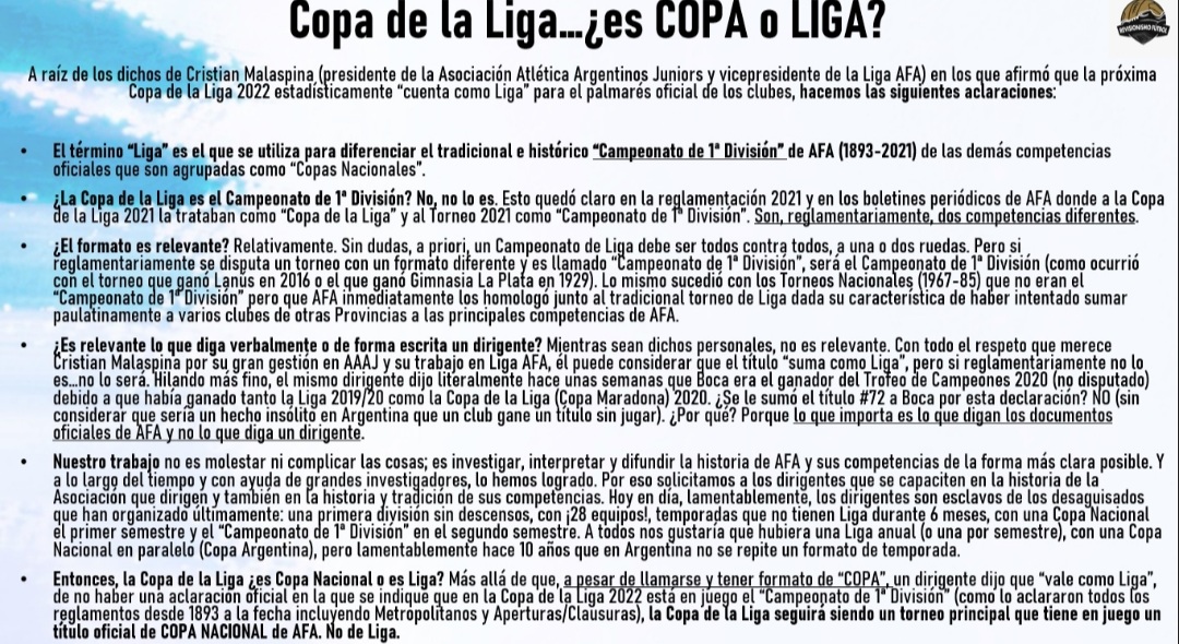 Insólito: la Asociación del campeón del mundo, Argentina, con Chiqui Tapia a la cabeza, acaba de decidir que en 2025 jugará 2 Copas de la Liga en todo el año. Es decir que NO JUGARÁ una Liga. Es la única en Sudamérica y me animaría a decir, en el mundo. Es así <a href="/rhdelfutbol/">Revisionismo Fútbol</a>?