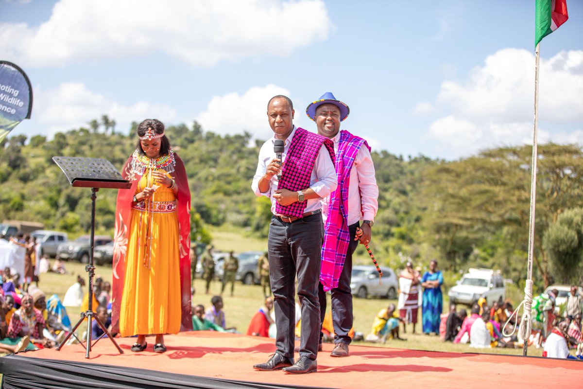 jmueke's tweet photo. As we approach International Minorities Rights Day on December 18, under the theme “One Kenya for All,” we joined the Yaaku community in Mukogodo Forest, Laikipia County, today for a tree planting event, where we planted over 5,000 trees.

I also took this opportunity to brief the community, whose primary source of livelihood is livestock, on the government’s programs aimed at enhancing livestock production. These include the National Vaccination Program, which protects animals against diseases while ensuring access to international markets, Animal Identification and Traceability System (ANITRAC), which will enhance livestock security and unlock more economic opportunities and apiculture.