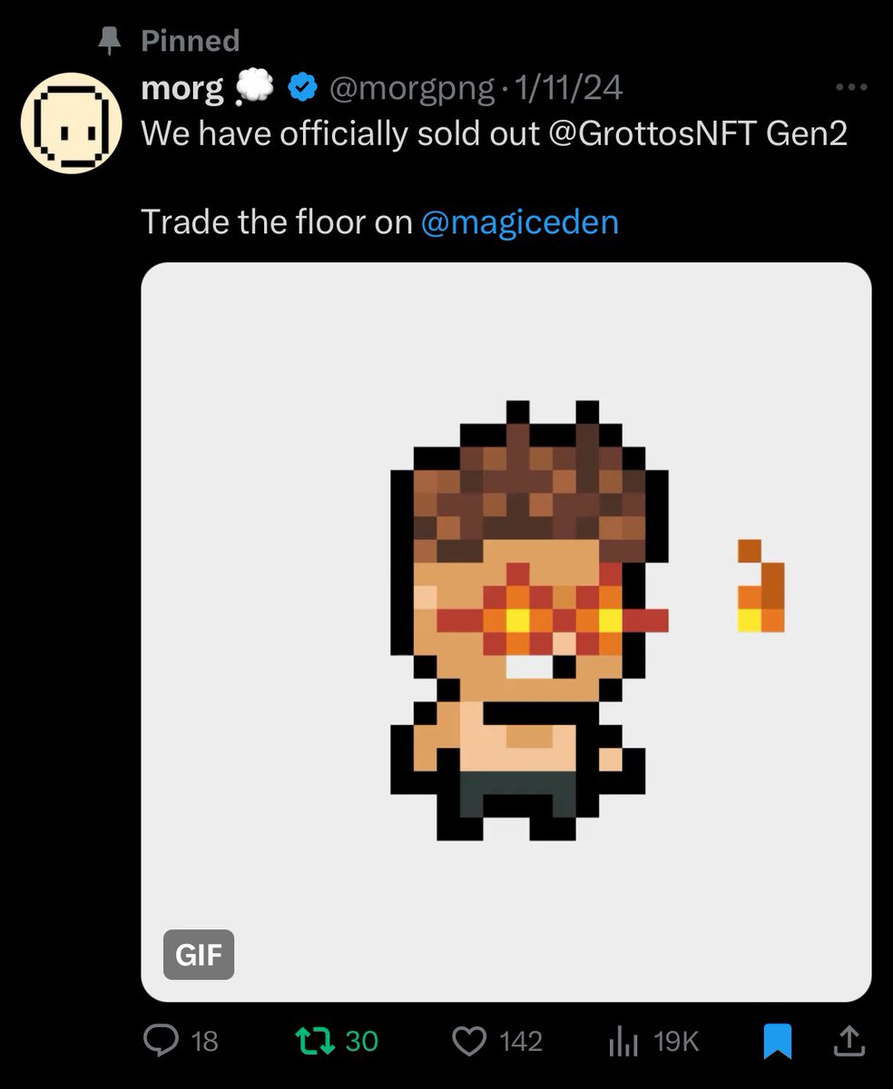 It’s almost <a href="/Grottos_sol/">Grottos</a> 2nd birthday 

It all started with a free nft airdrop sent to over 1k unique sol wallets 

After the first auction the rest was history 

Every year we do something special to celebrate 

Are you ready?