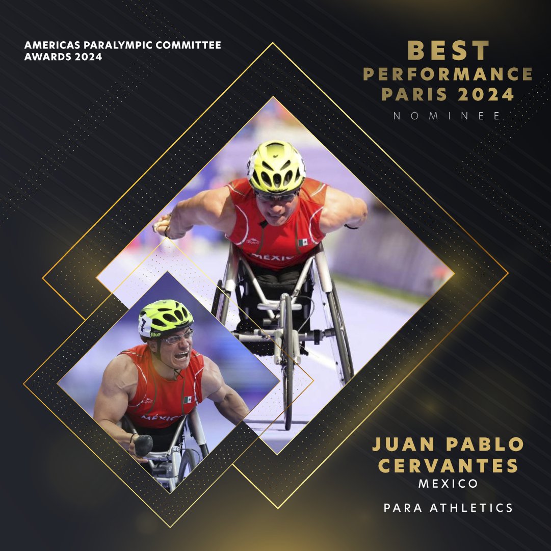 amparalympics's tweet photo. 👉Vote for the Best Performance Paris 2024
Nominee: Juan Pablo Cervantes 

How can you vote? 
👍❤😮React on Facebook, Instagram and X.

⏱Voting ends on Wednesday, December 18 at 11:59 p.m. CEST.

#AmericaparaelMundo #AmPCAwards2024 https://t.co/Vnd8OD410D