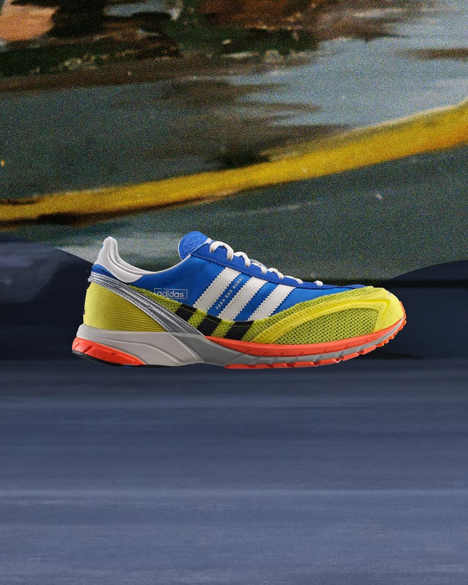 overkillshop's tweet photo. Bad Bunny x adidas Adizero SL 72 💧 Dec 14th⁠
⁠
Size 37 1/3 - 47 1/3 * 159,00 €⁠
⁠
Available in two colorways.⁠
⁠
Shop here >> https://t.co/01ikyfkqFW https://t.co/L1TVWXev0Q