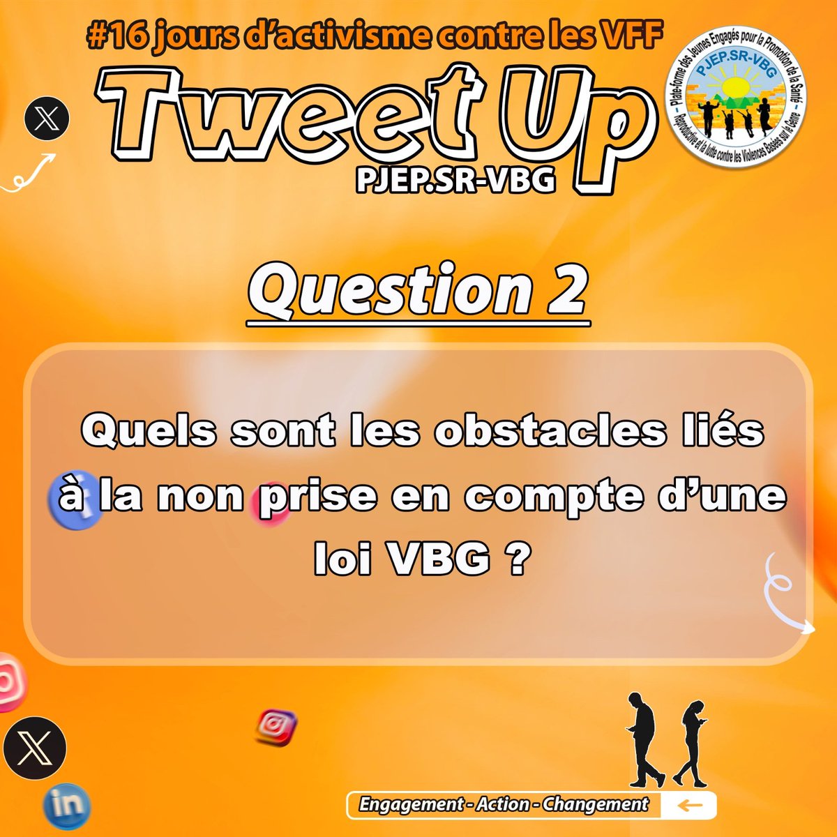 Pjep_Sr_Vbg's tweet photo. Q 2 : Quels sont les obstacles liés
à la non prise en compte d’une
loi VBG ?

#CNT
#PNVBG 
#PlanInternationalMali
#MJDH
#ONUFEMMESMALI
#PJEPSRVBG https://t.co/y4Afmb04Qb