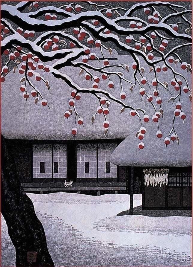 Good Afternoon 
Japanese artist 
Kazuyki Ohtsu ‘Sudden Snow’