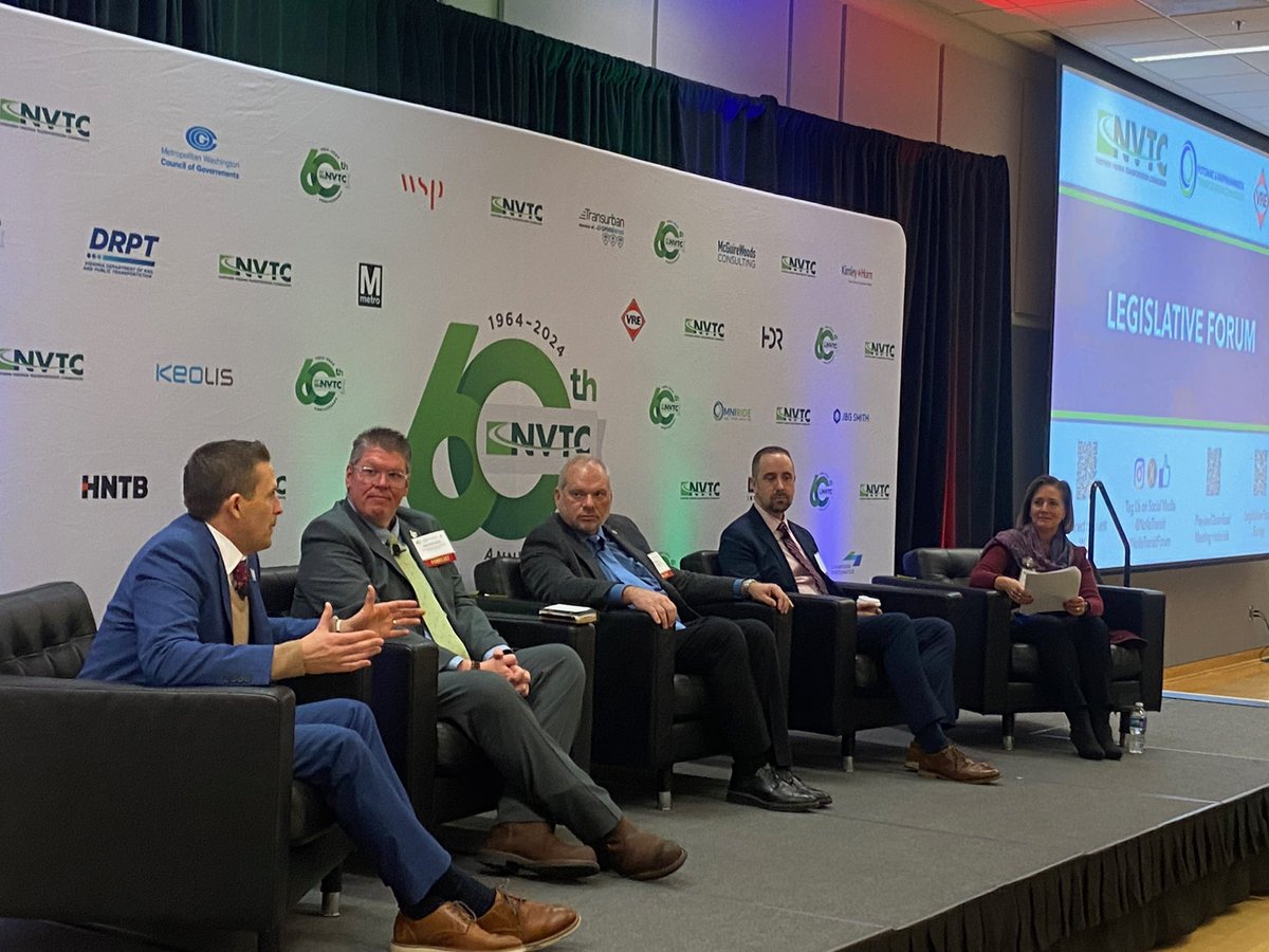 Fantastic <a href="/NoVaTransit/">NVTC</a> Legislative Forum discussing all things transit. Appreciate local &amp; state leaders <a href="/SenLouiseLucas/">L. Louise Lucas</a> <a href="/AdamEbbin/">Adam Ebbin 🇺🇦</a> <a href="/JenniferBoysko/">Senator Jennifer Boysko</a> <a href="/MarkSicklesVA/">Mark Sickles</a> <a href="/JeffreyCMcKay/">Jeff McKay</a> <a href="/Matt4Arlington/">Matt de Ferranti</a> all clearly stating <a href="/wmata/">Metro Forward</a> needs a dedicated &amp; sustainable funding source. #wmata