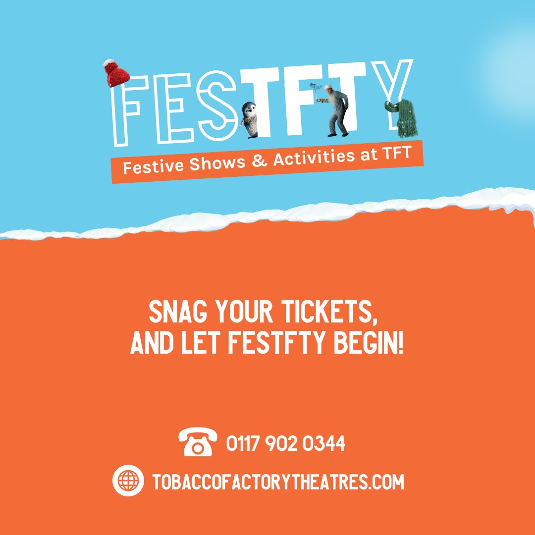 Its official! As of this week all of our Christmas shows are up and running. FesTFTy is here! Get tickets to one (or two) of our fab shows and get in the fesTFTy spirit! 🎄 ☃️