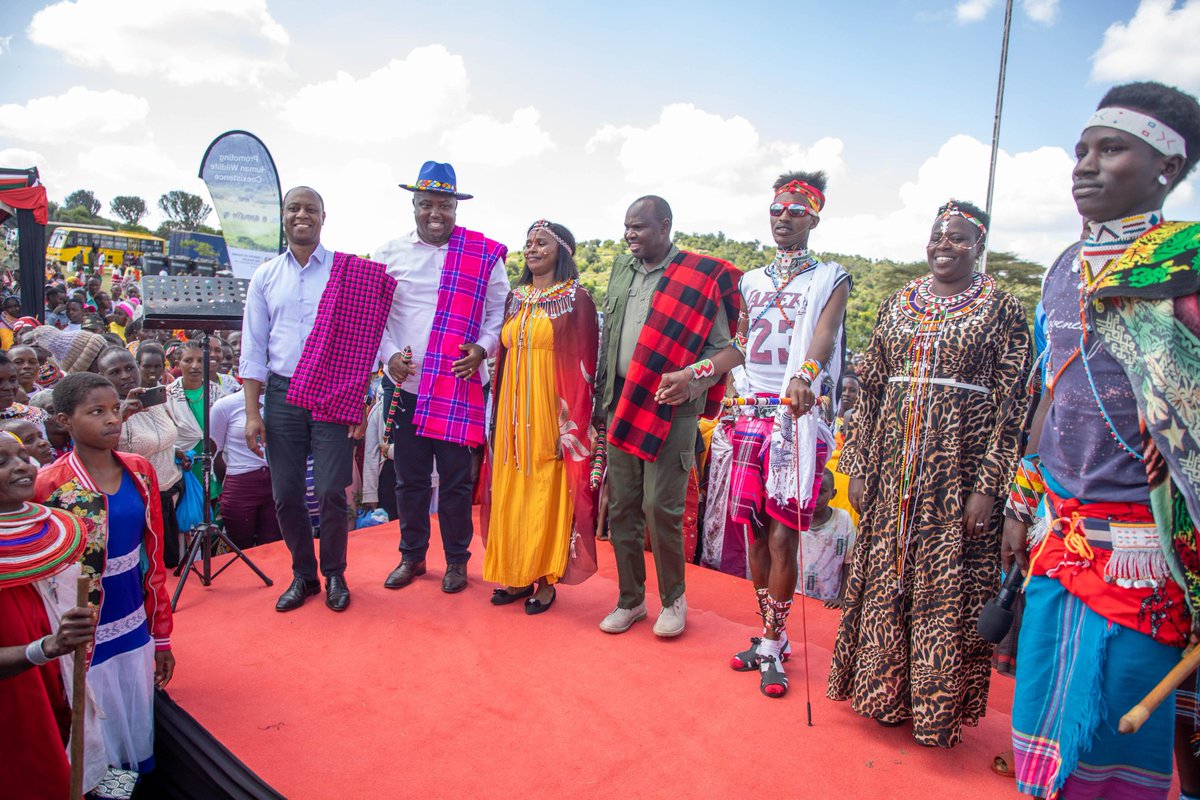 jmueke's tweet photo. Leaders present included the Head of Public Service Felix Koskei, Colleagues PSs Alex Wachira (energy) and Silvia Museiya (Wildlife), Laikipia Governor Joshua Irungu, Laikipia North MP Hon. Sarah Korere among others. https://t.co/JIiqB6SnJh