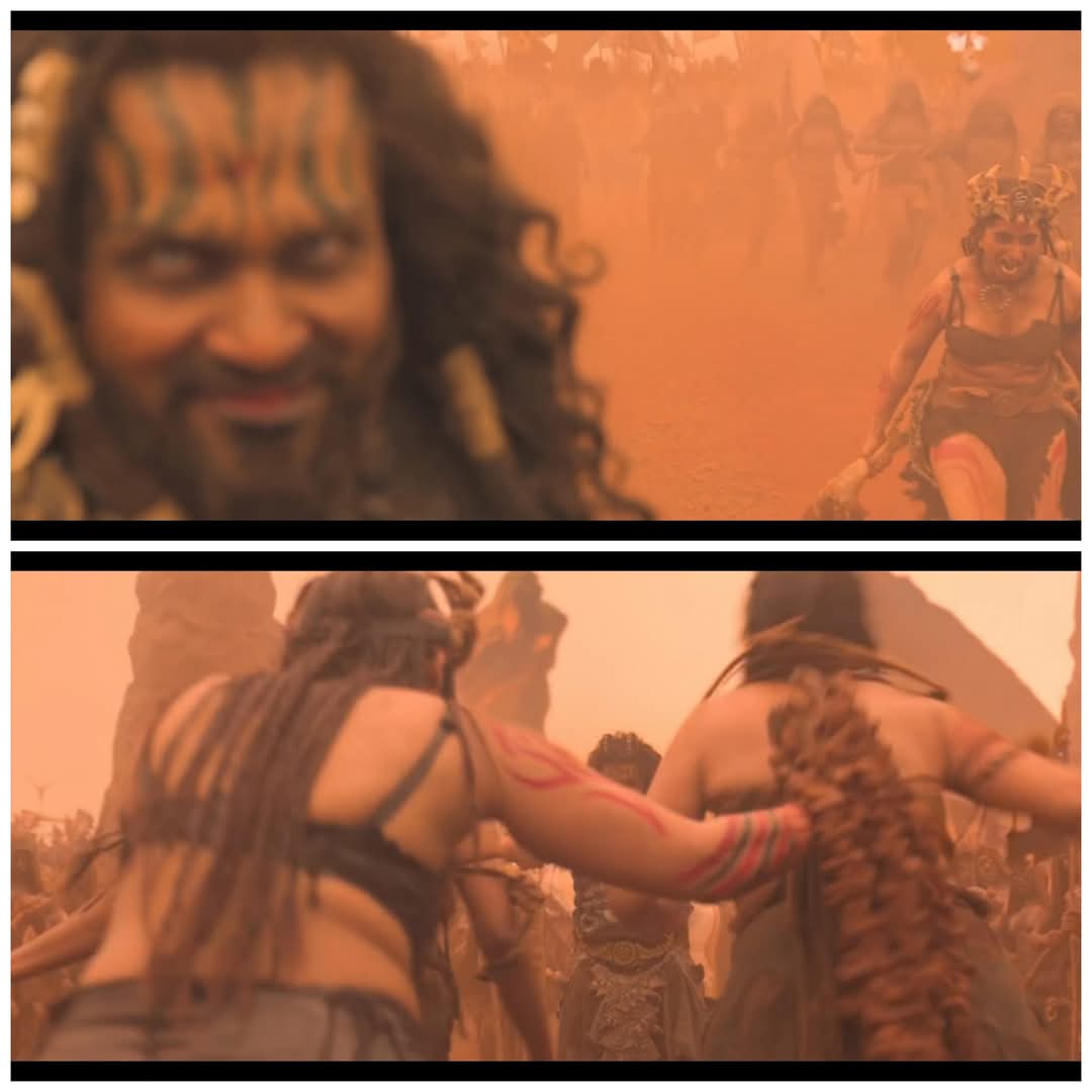 CineMagic33's tweet photo. How a women got this type of dress in  AD 1004? 🥴

#kanguva https://t.co/5CK3JVeQFD