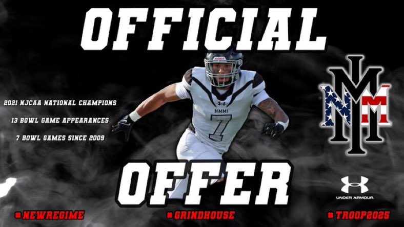 JaydenparsonsLC's tweet photo. Thank you Coach @osoukup for stopping by and offering me.
 @_coachE @LaCuevaFootball #football #blessed https://t.co/LYJt1PCYB4