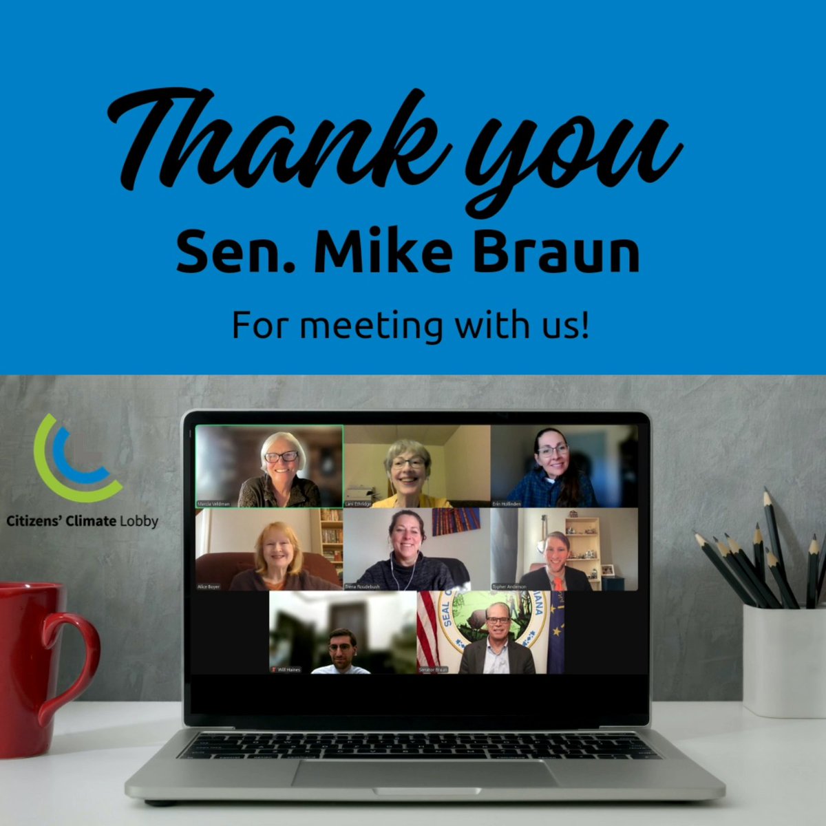 Thank you @SenatorBraun for giving us time to discuss the need for energy permitting reform and preserving the Inflation Reduction Act!