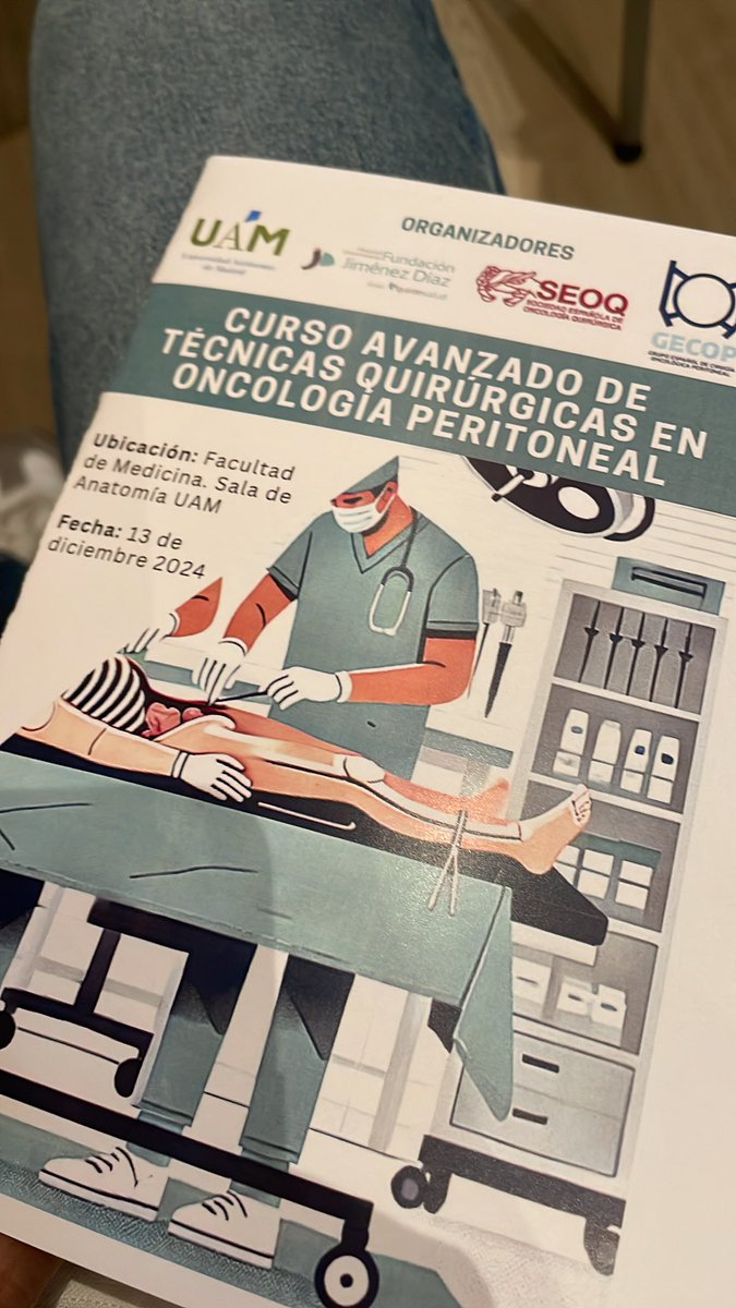 Alvaro Arjona (@alarjosan) on Twitter photo Primer curso cirugia carcinomatosis en cadaveres organizado por GECOP, <a href="/operarelcancer/">SEOQ | Los cirujanos del cáncer #operarelcancer</a> <a href="/aecirujanos/">aecirujanos</a> <a href="/UAM_Madrid/">UAM Autónoma Madrid</a> <a href="/MIsabelPrieto2/">Mª Isabel Prieto</a> <a href="/GarciaOlmoD/">Damian Garcia-Olmo, Professor of Surgery</a> Primer curso cirugia carcinomatosis en cadaveres organizado por GECOP, <a href="/operarelcancer/">SEOQ | Los cirujanos del cáncer #operarelcancer</a> <a href="/aecirujanos/">aecirujanos</a> <a href="/UAM_Madrid/">UAM Autónoma Madrid</a> <a href="/MIsabelPrieto2/">Mª Isabel Prieto</a> <a href="/GarciaOlmoD/">Damian Garcia-Olmo, Professor of Surgery</a>