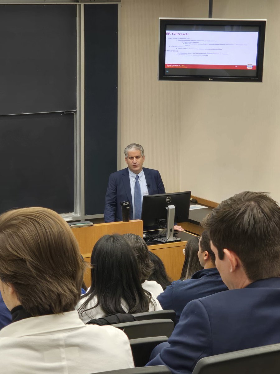Kenneth Ziegler, MD, FACS, FSVS, RPVI (@ziegler_md) on Twitter photo Our partner in #aortaed and aortic care, Fernando Fleischman (<a href="/fleischman_md/">fernandofleischmanMD</a>), Professor at <a href="/UscCardiac/">USC Cardiac</a>, discusses the Past, Present, and Future of the <a href="/KeckMedicineUSC/">Keck Medicine of USC</a> Aortic Center at <a href="/USCGenSurg/">USC | LAG Surgery</a> Grand Rounds.
Dr. Fleischman is co-director of the Aortic Center with <a href="/SukguH/">Sukgu Han</a>. Our partner in #aortaed and aortic care, Fernando Fleischman (<a href="/fleischman_md/">fernandofleischmanMD</a>), Professor at <a href="/UscCardiac/">USC Cardiac</a>, discusses the Past, Present, and Future of the <a href="/KeckMedicineUSC/">Keck Medicine of USC</a> Aortic Center at <a href="/USCGenSurg/">USC | LAG Surgery</a> Grand Rounds.
Dr. Fleischman is co-director of the Aortic Center with <a href="/SukguH/">Sukgu Han</a>.