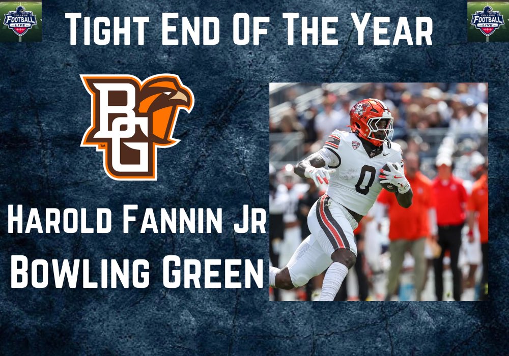 College Football Live (@collegefbonx) on Twitter photo The College Football Live Tight End Of The Year award winner!
<a href="/BG_Football/">BGSU Football</a>
<a href="/CoachBayer_/">Alex Bayer</a>
<a href="/CoachLoefflerBG/">Scot Loeffler</a> The College Football Live Tight End Of The Year award winner!
<a href="/BG_Football/">BGSU Football</a>
<a href="/CoachBayer_/">Alex Bayer</a>
<a href="/CoachLoefflerBG/">Scot Loeffler</a>