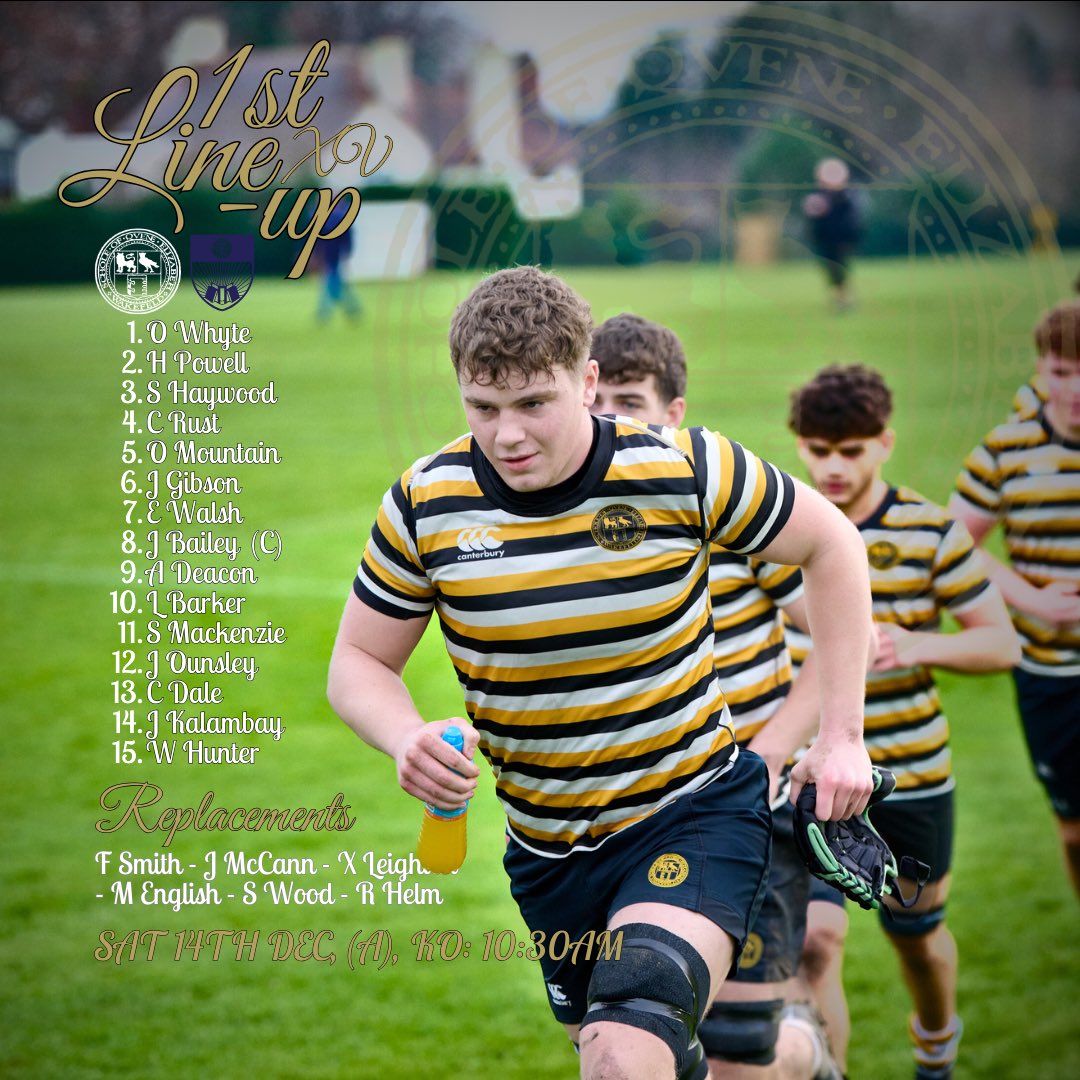 🏉 Our 1st XV take on GSAL in their final match of the term! Both sides will be eager to recreate the excitement of their Cup thriller earlier this season. 💥 Can our boys cap off the term by going the whole regular season unbeaten? 💪🔥 #MadeinQEGS <a href="/NextGenXV/">NextGenXV</a>