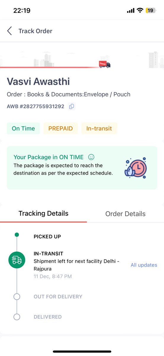 vasvi_'s tweet photo. @help_delhivery There has been no update since 11 December. I don’t have any idea where the package is. And the customer care gives no clear update or response. I will have to bear a loss of 30000 because of this unprofessionalism. WHO WILL COMPENSATE ME? @help_delhivery @delhivery https://t.co/O1j46GIxHc