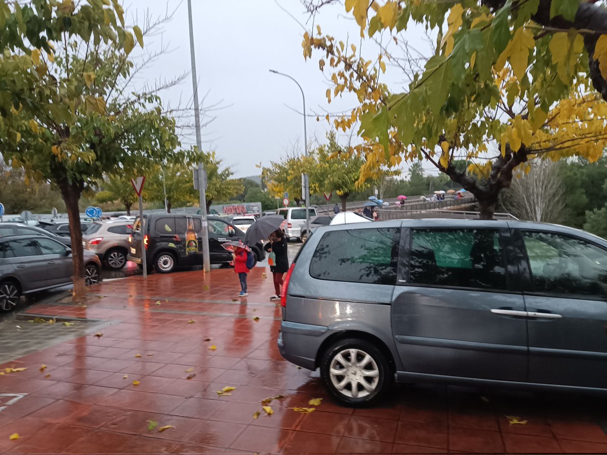 Nou capitol:
Pluja. Bogeria. Cotxes sobre el passeig.
Obviament i com de costum tb a la rotonda, al mig del carril de circulació... 
Som uns egoistes, tot per fer 100mts caminant.
<a href="/santperederibes/">Sant Pere de Ribes</a> hi farem alguna cosa?
#SPRibes <a href="/mossos/">Mossos</a> <a href="/pscribesroquete/">PSC Ribes-Roquetes</a>