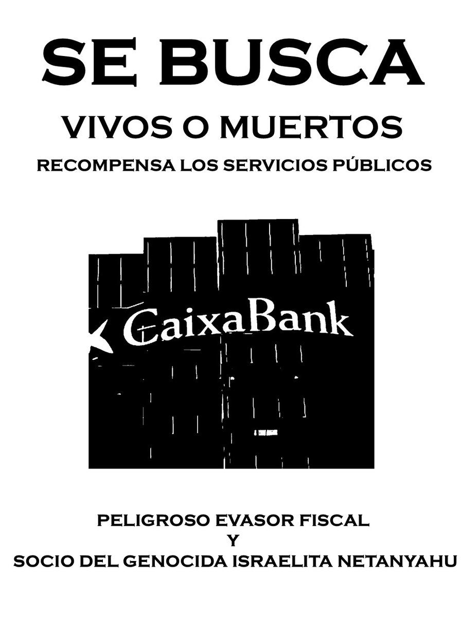 RspSole's tweet photo. Por #valencia por #gaza por los #olvidados debemos seguir luchando contra la banca criminal, complice de genocidio y de la especulacion. @Bankinter y @caixabank  son #traficantesdecasas ycomplices de genocidio https://t.co/y7v2buEigZ