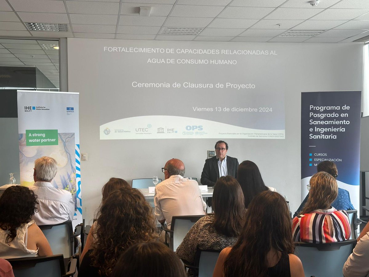 AUCI Uruguay🇺🇾 (@auciuruguay) on Twitter photo Con la participación de autoridades se llevó a cabo la clausura del proyecto “Fortalecimiento de capacidades relacionadas al agua de consumo humano”, de <a href="/UTECuy/">Universidad Tecnológica</a> junto al <a href="/MSPUruguay/">Ministerio de Salud Pública – Uruguay</a> y IHE Delft Institute for Water Education, financiado por la <a href="/opsoms/">OPS/OMS</a> y con el apoyo de la #AUCI. Con la participación de autoridades se llevó a cabo la clausura del proyecto “Fortalecimiento de capacidades relacionadas al agua de consumo humano”, de <a href="/UTECuy/">Universidad Tecnológica</a> junto al <a href="/MSPUruguay/">Ministerio de Salud Pública – Uruguay</a> y IHE Delft Institute for Water Education, financiado por la <a href="/opsoms/">OPS/OMS</a> y con el apoyo de la #AUCI.