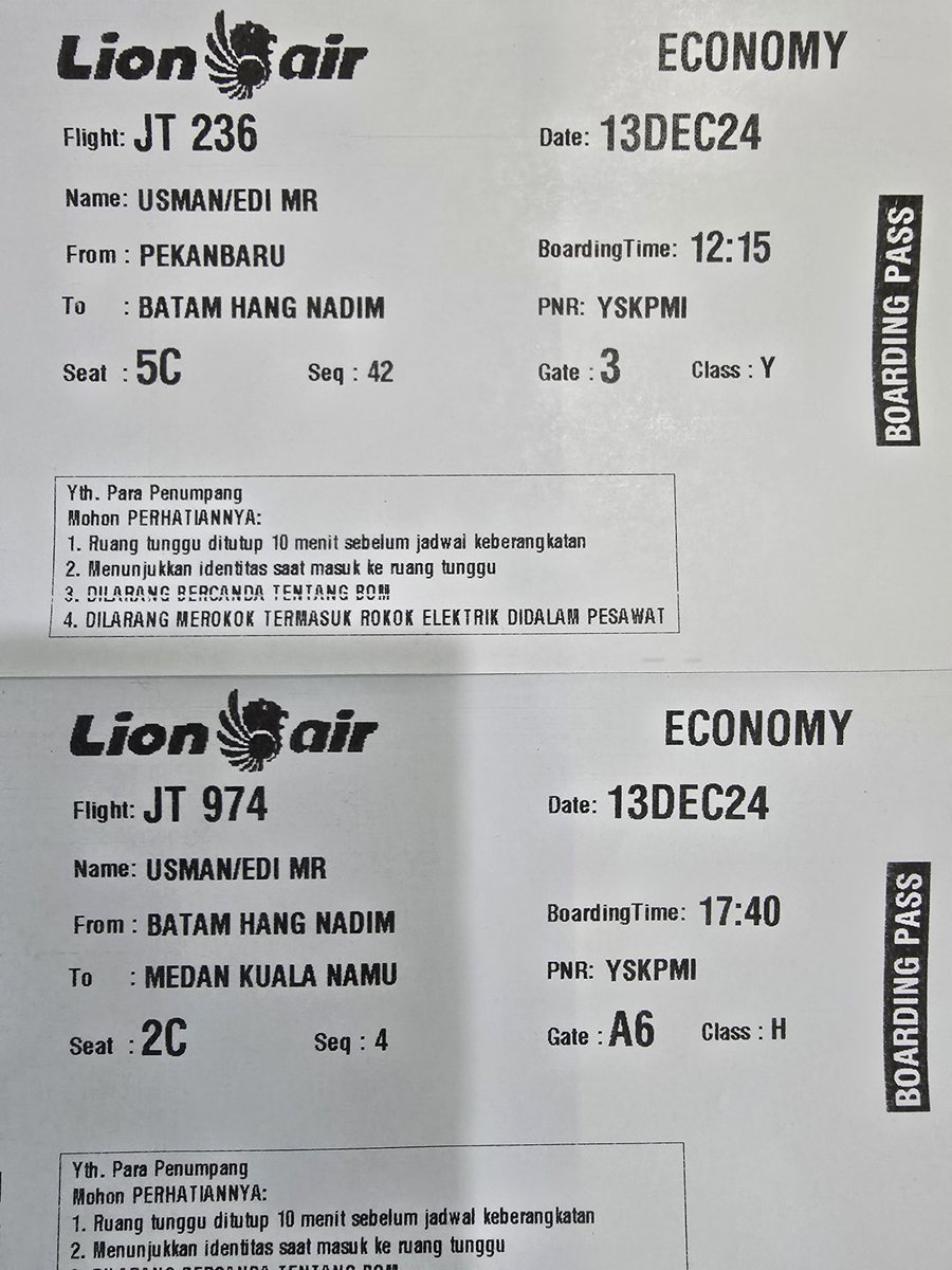 ediusman354's tweet photo. Persiapan terbang hari ini ke Mdn via Batam (PKU-BTH): 12.45-13.45, transit (BTH-KNO): 18.10-19.45, dan Pertemuan Konsultasi dg Pihak PUPR Kab. Madina di Bandara KNO. https://t.co/Wo8syIUme9